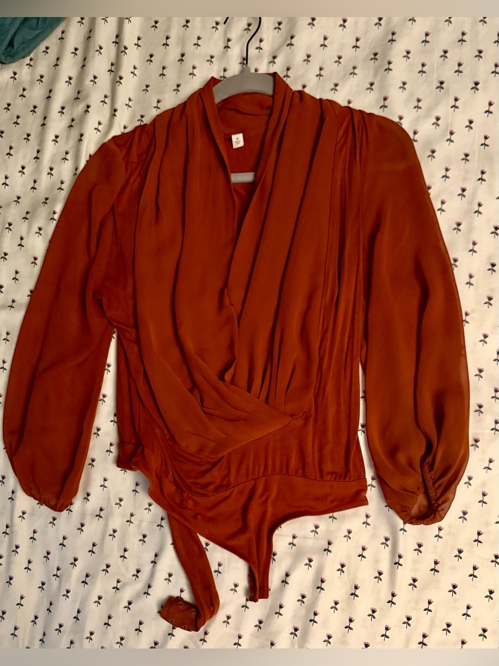 Eva Mendes for New York & Company Rust Blouse